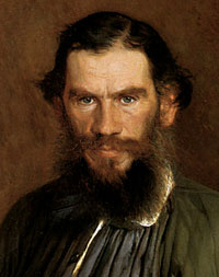 Портрет Льва Толстого. Крамской.